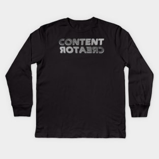 Content Creator - 11 Kids Long Sleeve T-Shirt